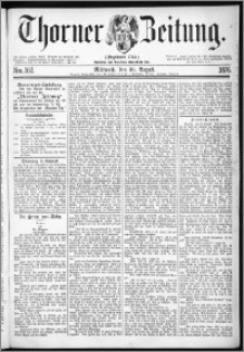 Thorner Zeitung 1876, Nro. 202