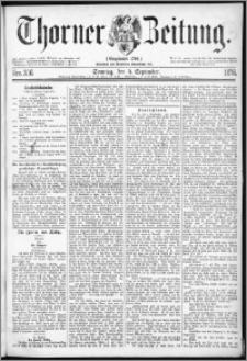 Thorner Zeitung 1876, Nro. 206