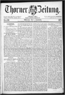 Thorner Zeitung 1876, Nro. 208
