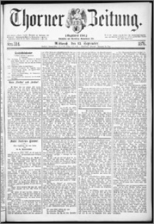 Thorner Zeitung 1876, Nro. 214
