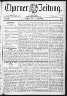 Thorner Zeitung 1876, Nro. 218 + Beilage