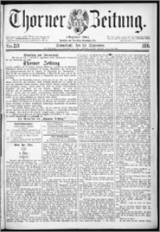 Thorner Zeitung 1876, Nro. 223