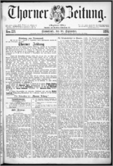 Thorner Zeitung 1876, Nro. 229