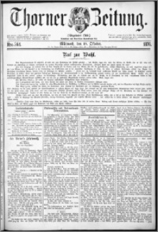 Thorner Zeitung 1876, Nro. 244