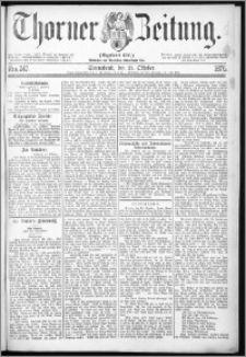 Thorner Zeitung 1876, Nro. 247