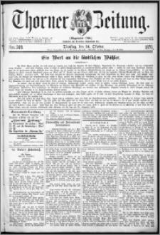 Thorner Zeitung 1876, Nro. 249