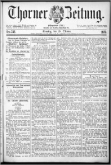 Thorner Zeitung 1876, Nro. 254 + Beilage