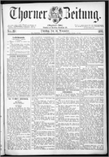 Thorner Zeitung 1876, Nro. 267