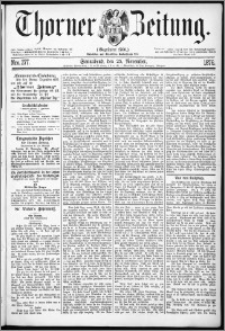Thorner Zeitung 1876, Nro. 277