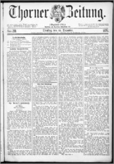 Thorner Zeitung 1876, Nro. 291