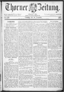 Thorner Zeitung 1876, Nro. 297 + Extra Beilage