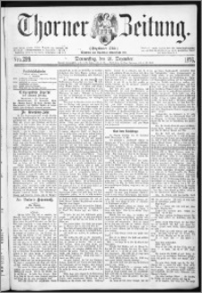 Thorner Zeitung 1876, Nro. 299