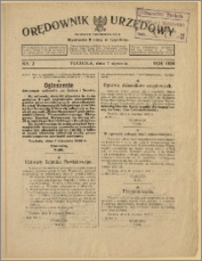 Orędownik Urzędowy Powiatu Tucholskiego 1928, Nr 2