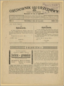 Orędownik Urzędowy Powiatu Tucholskiego 1928, Nr 6