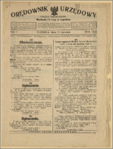 Orędownik Urzędowy Powiatu Tucholskiego 1928, Nr 7