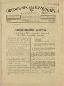 Orędownik Urzędowy Powiatu Tucholskiego 1928, Nr 12