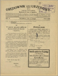 Orędownik Urzędowy Powiatu Tucholskiego 1928, Nr 16
