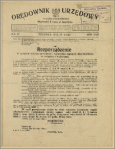 Orędownik Urzędowy Powiatu Tucholskiego 1928, Nr 17