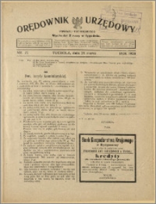 Orędownik Urzędowy Powiatu Tucholskiego 1928, Nr 25