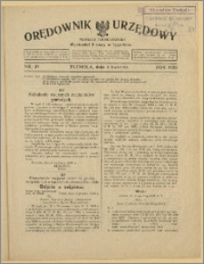 Orędownik Urzędowy Powiatu Tucholskiego 1928, Nr 27