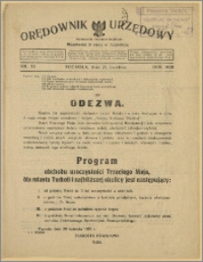 Orędownik Urzędowy Powiatu Tucholskiego 1928, Nr 33