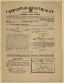 Orędownik Urzędowy Powiatu Tucholskiego 1928, Nr 36