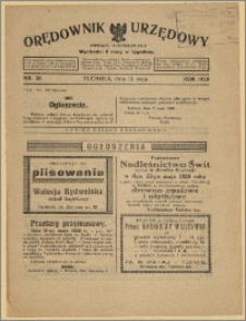 Orędownik Urzędowy Powiatu Tucholskiego 1928, Nr 38