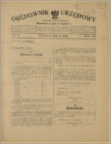 Orędownik Urzędowy Powiatu Tucholskiego 1928, Nr 39