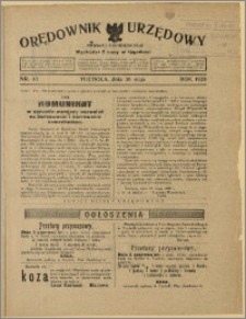 Orędownik Urzędowy Powiatu Tucholskiego 1928, Nr 43