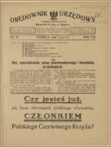Orędownik Urzędowy Powiatu Tucholskiego 1928, Nr 44