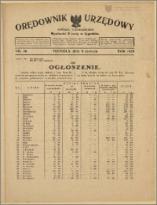 Orędownik Urzędowy Powiatu Tucholskiego 1928, Nr 46