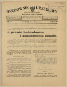 Orędownik Urzędowy Powiatu Tucholskiego 1928, Nr 49