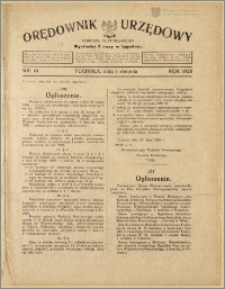 Orędownik Urzędowy Powiatu Tucholskiego 1928, Nr 61