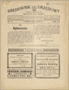 Orędownik Urzędowy Powiatu Tucholskiego 1928, Nr 63