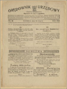 Orędownik Urzędowy Powiatu Tucholskiego 1928, Nr 66