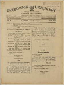 Orędownik Urzędowy Powiatu Tucholskiego 1928, Nr 67