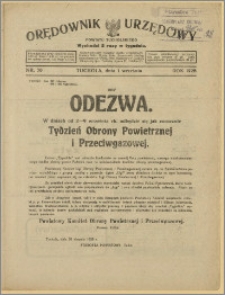 Orędownik Urzędowy Powiatu Tucholskiego 1928, Nr 70