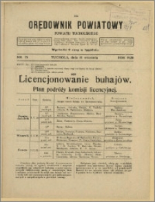 Orędownik Powiatowy Powiatu Tucholskiego 1928 Nr 75