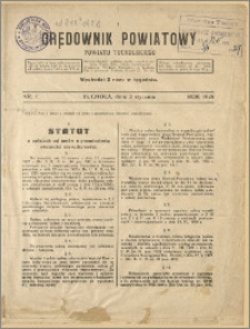 Orędownik Powiatowy Powiatu Tucholskiego 1929 Nr 1