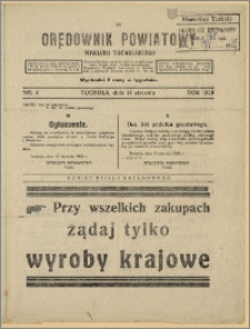 Orędownik Powiatowy Powiatu Tucholskiego 1929 Nr 4