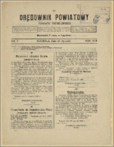 Orędownik Powiatowy Powiatu Tucholskiego 1929 Nr 7