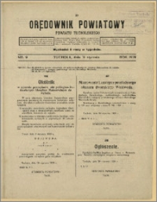 Orędownik Powiatowy Powiatu Tucholskiego 1929 Nr 9