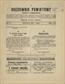 Orędownik Powiatowy Powiatu Tucholskiego 1929 Nr 10