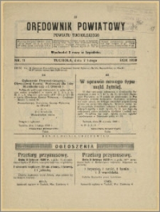 Orędownik Powiatowy Powiatu Tucholskiego 1929 Nr 11