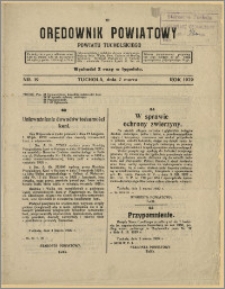 Orędownik Powiatowy Powiatu Tucholskiego 1929 Nr 19