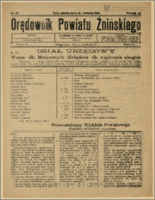 Orędownik Powiatu Żnińskiego 1929 Nr 40