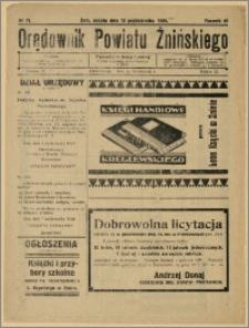 Orędownik Powiatu Żnińskiego 1929 Nr 71