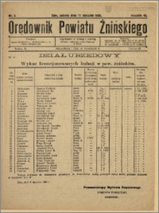 Orędownik Powiatu Żnińskiego 1930 Nr 3