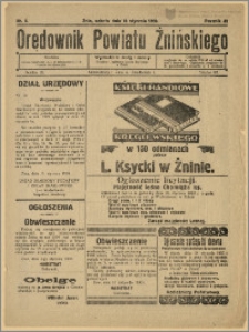 Orędownik Powiatu Żnińskiego 1930 Nr 5
