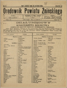 Orędownik Powiatu Żnińskiego 1930 Nr 6